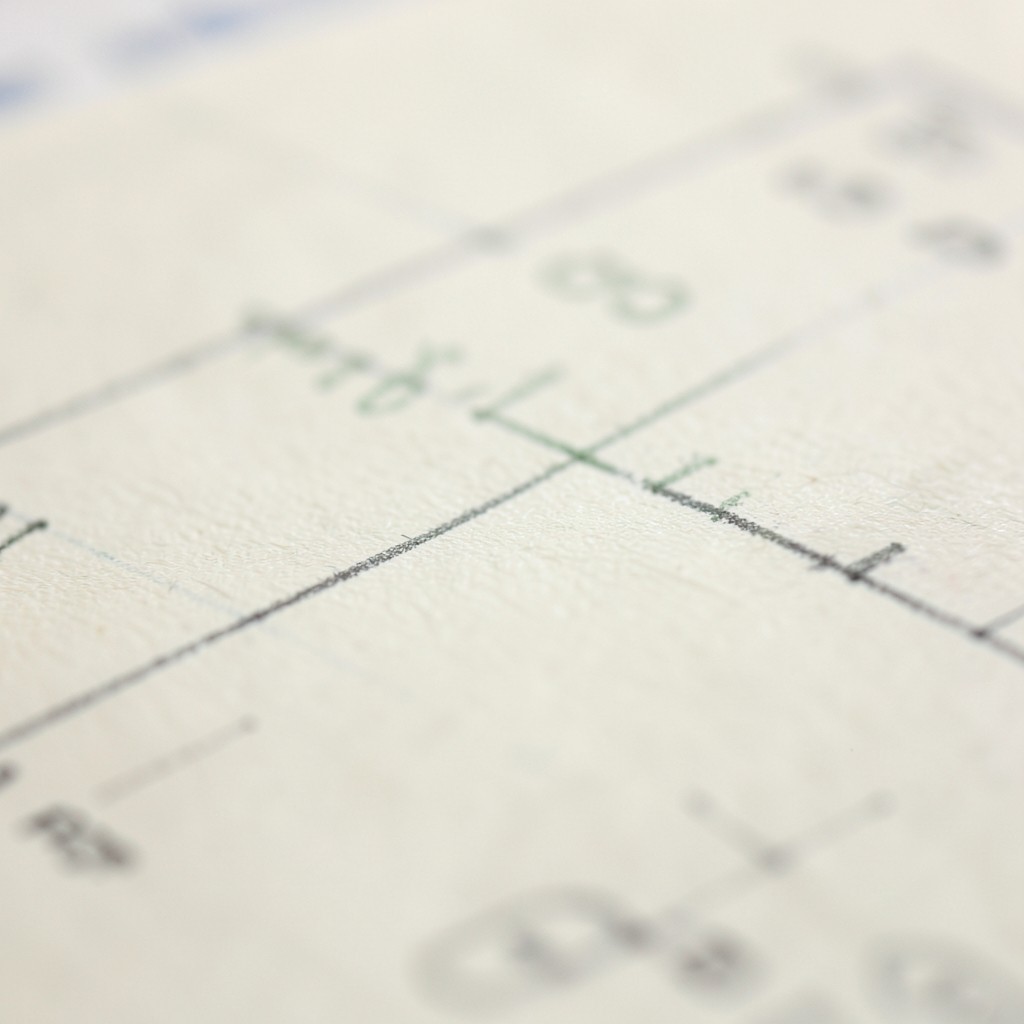Close view of annotated cohort charts with soft neutral tones