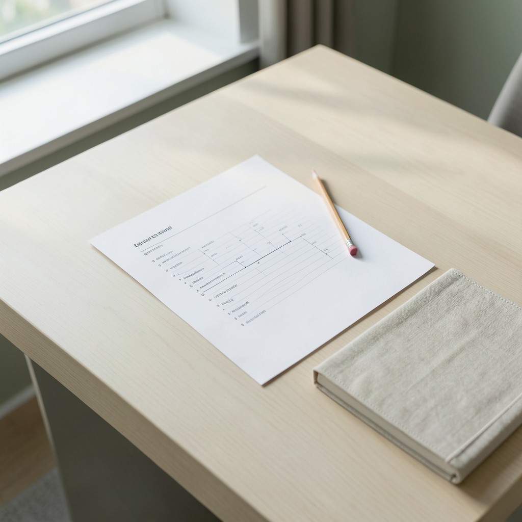 Notebook and printed process steps for a retention engagement